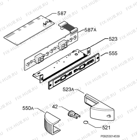 Взрыв-схема холодильника Aeg Electrolux SC91840-4I - Схема узла Diffusor